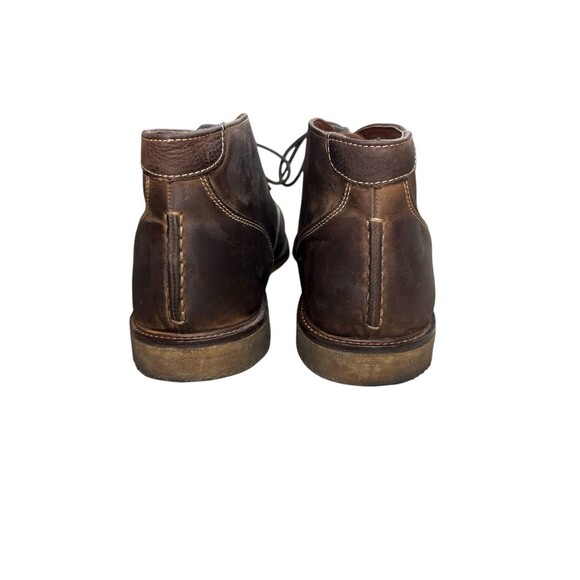 Johnston & Murphy Copeland Chukka Boots 11.5 Brown Leather Lace Up Casual Dress - Picture 6 of 8